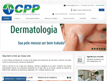 Tablet Screenshot of cppsaude.com